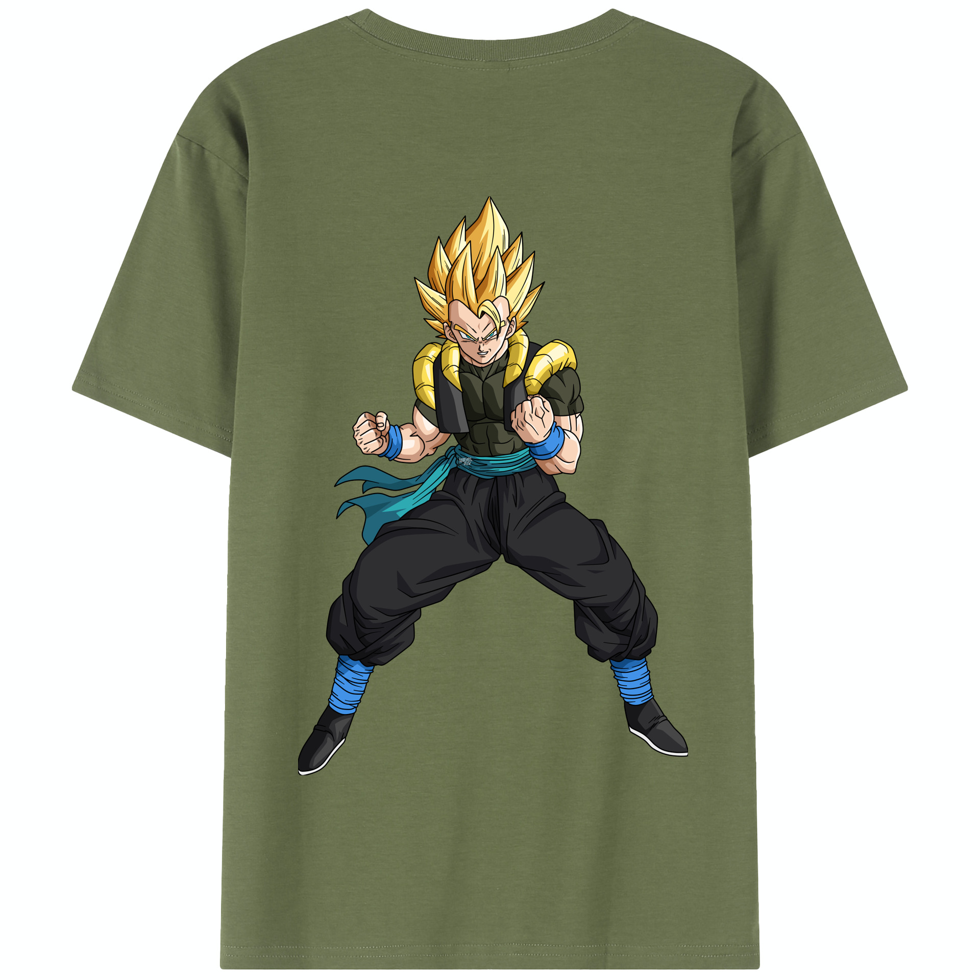 （画像用） ドラゴンボール ベジータ四世（Bejīta Yonsei）DRAGON BALL Vegeta IV 綿100％半袖Tシャツ（背面プリント）